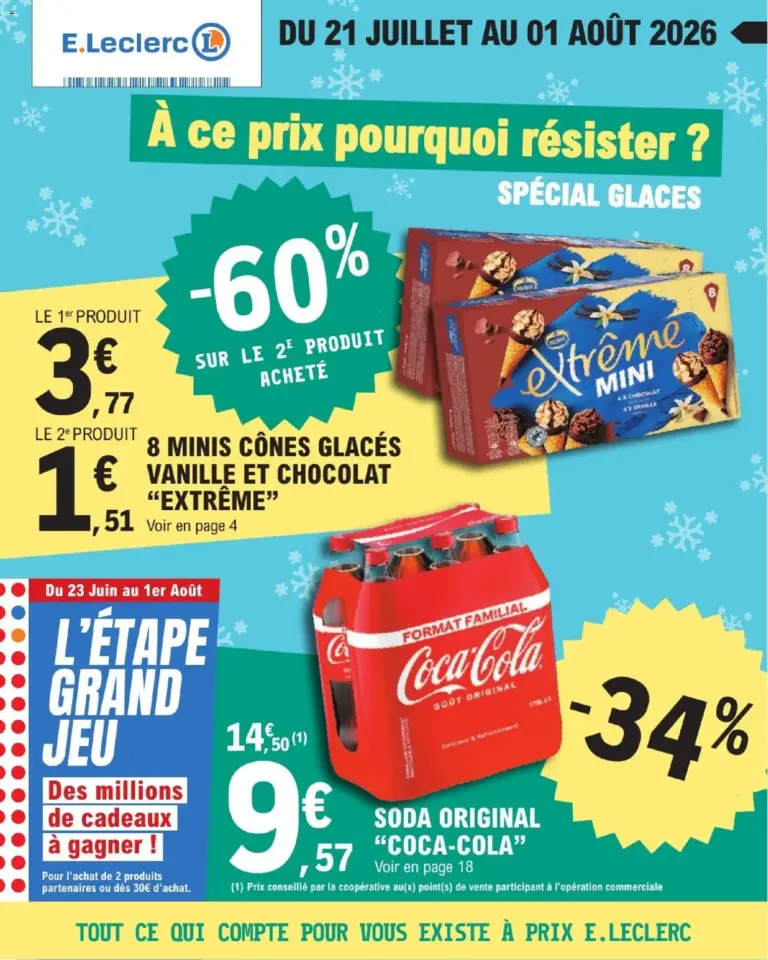 Catalogue E.Leclerc du 21/07/2026 Nouveau