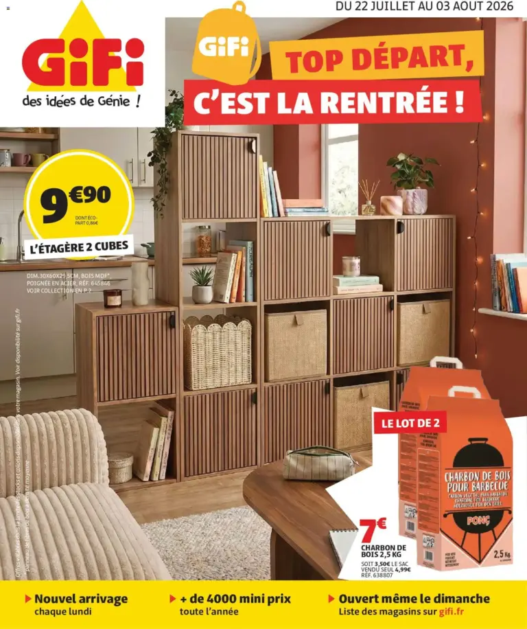 GiFi catalogue à partir du 22/07/2026