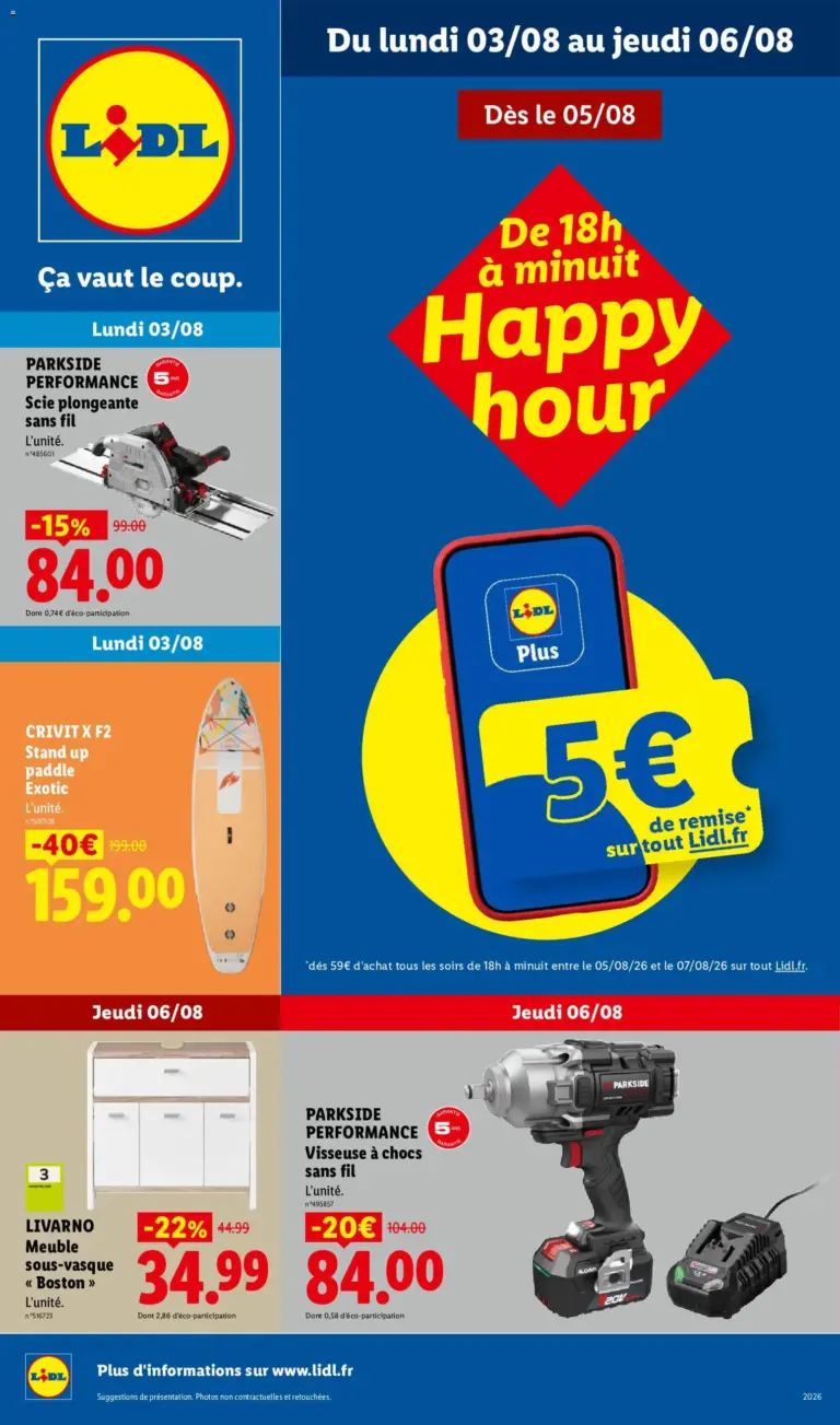 Catalogue LIDL du 03/08/2026