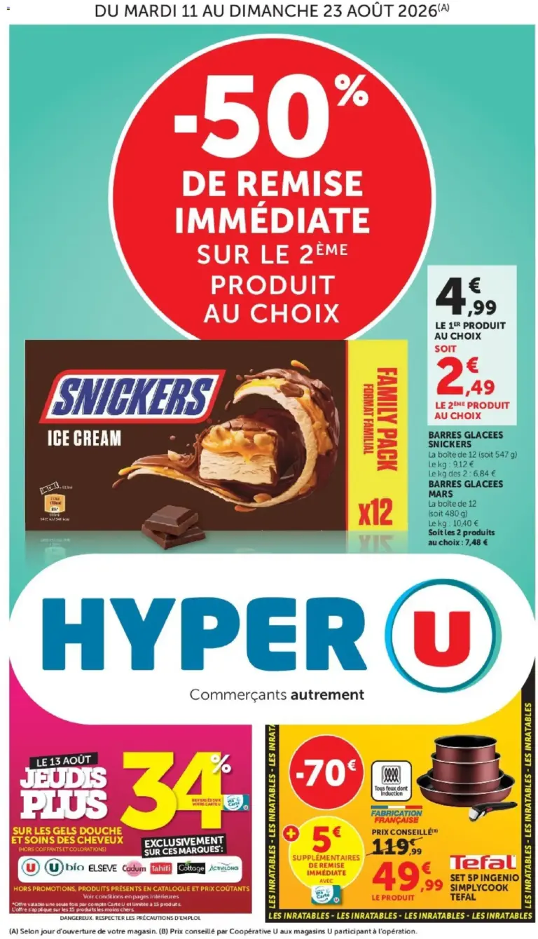 Hyper U catalogue à partir du 11/08/2026