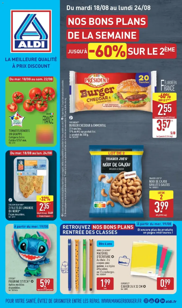 Aldi catalogue à partir du 18/08/2026