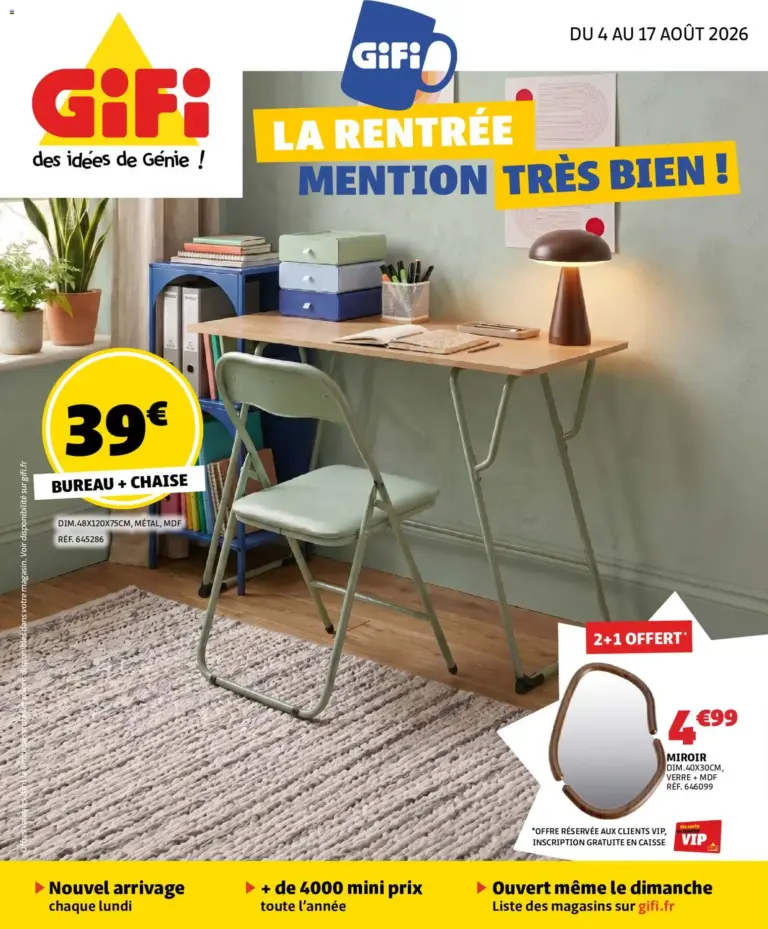 GiFi catalogue à partir du 04/08/2026