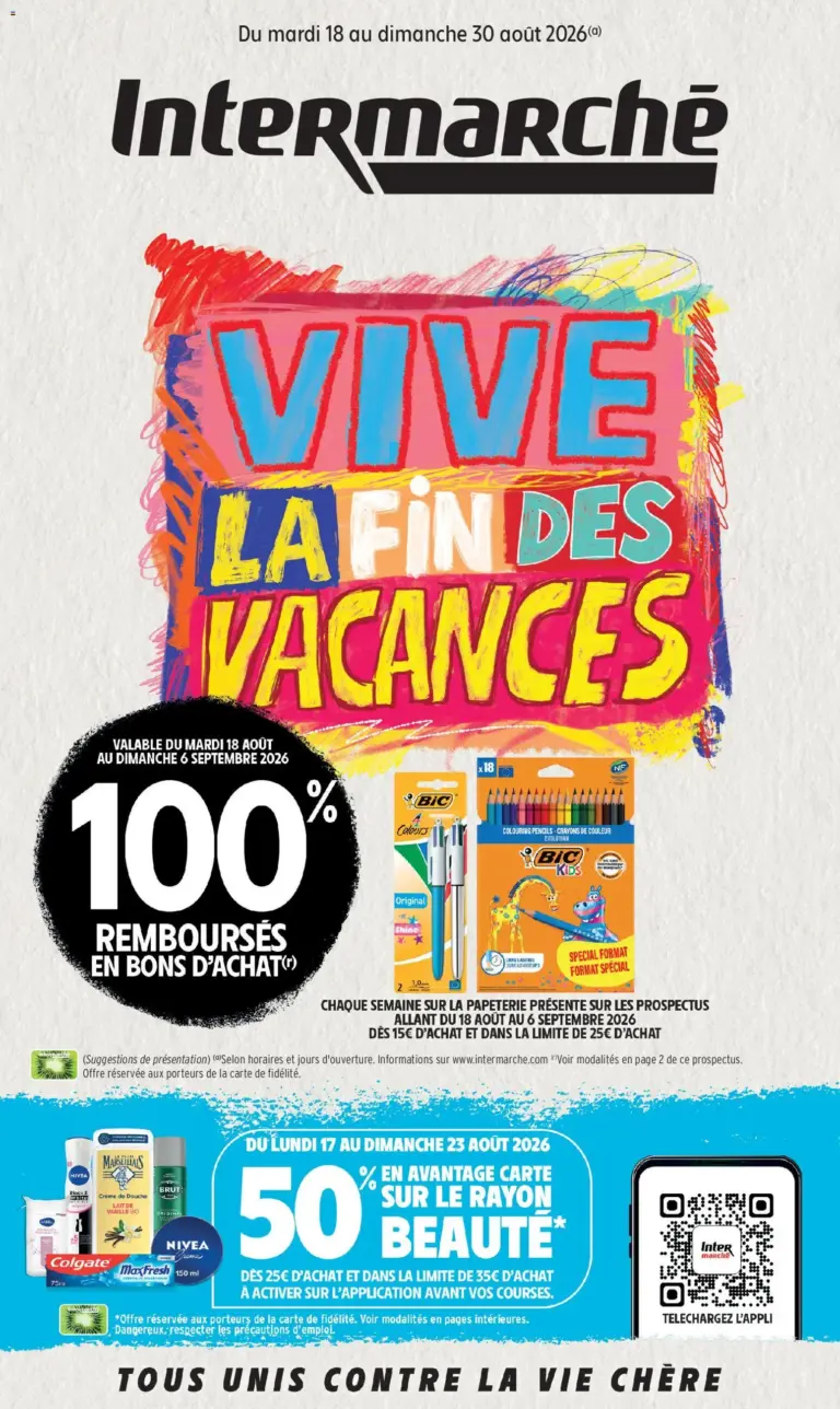 Intermarché Notre sélection de la rentrée à partir du 18/08/2026