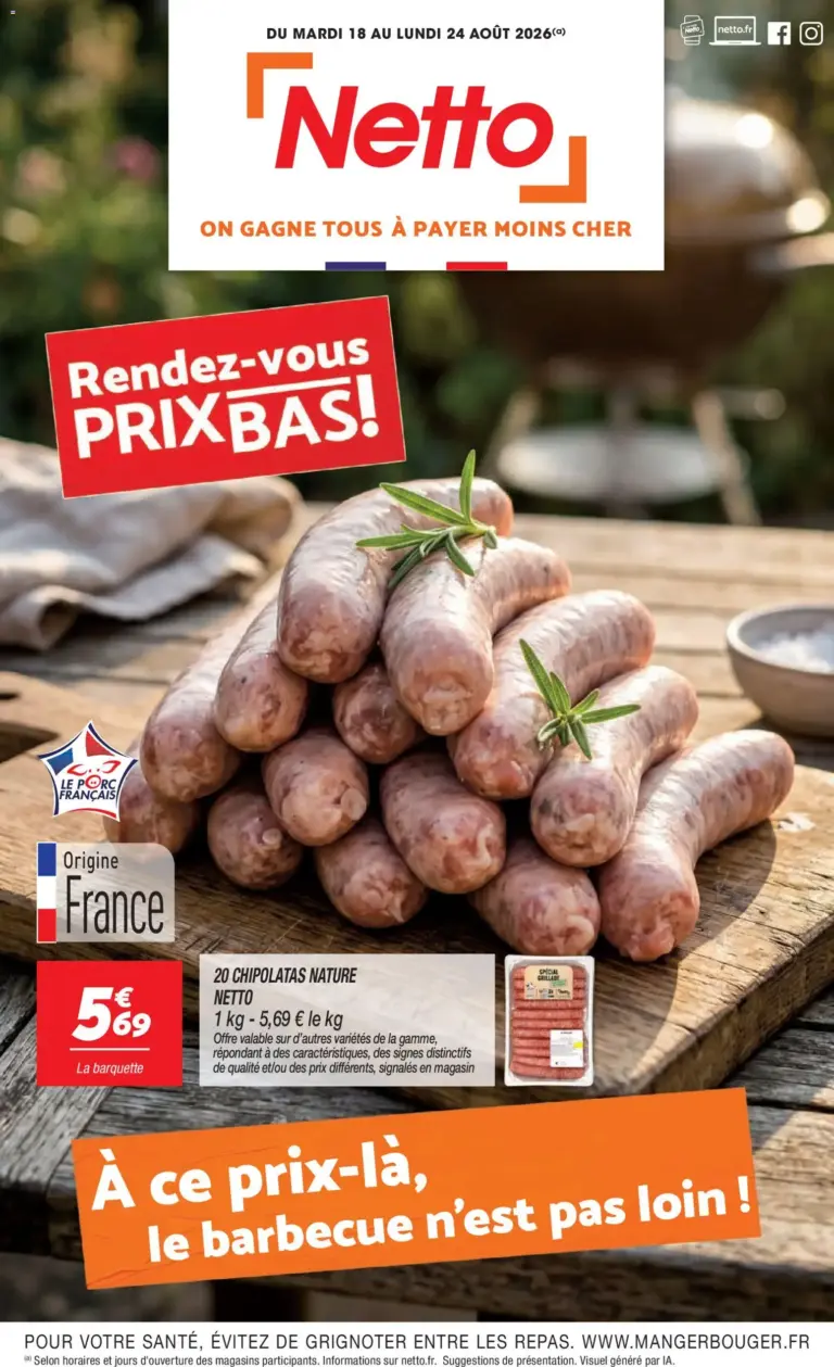 Netto catalogue à partir du 18/08/2026