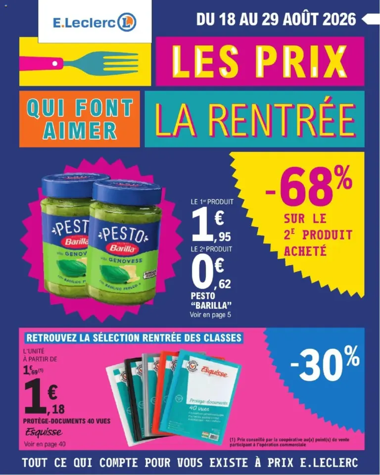 Catalogue E.Leclerc du 18/08/2026 Nouveau