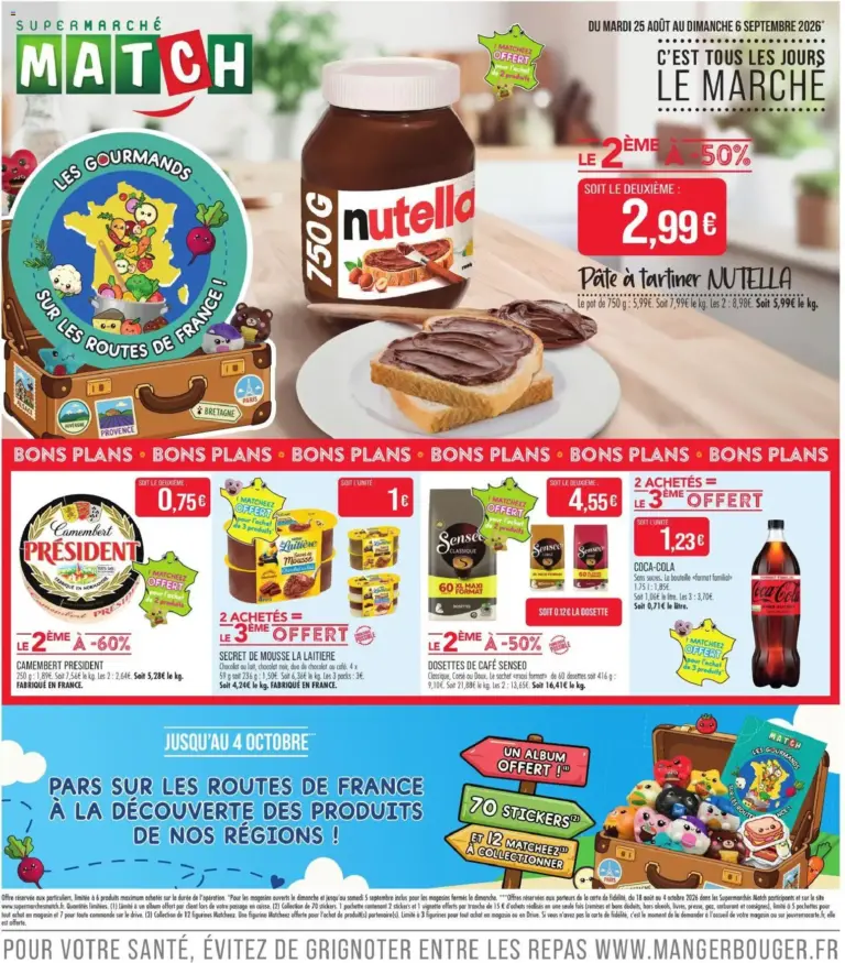 Match Supermarché catalogue à partir du 25/08/2026