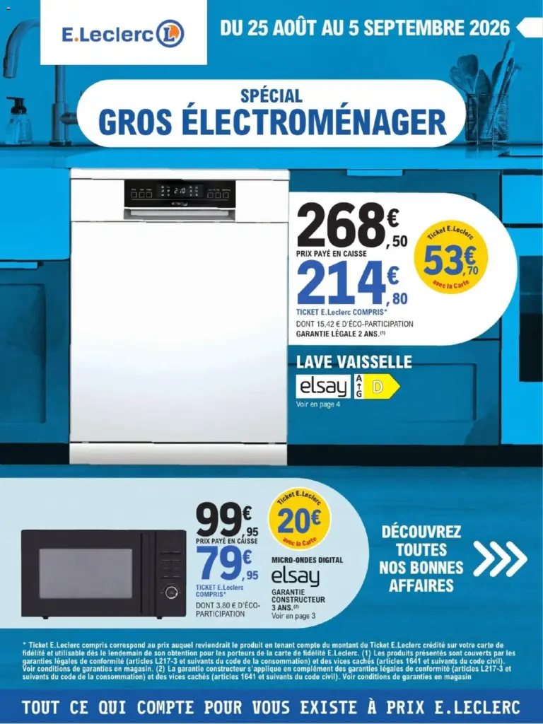 Catalogue E.Leclerc du 25/08/2026 Nouveau