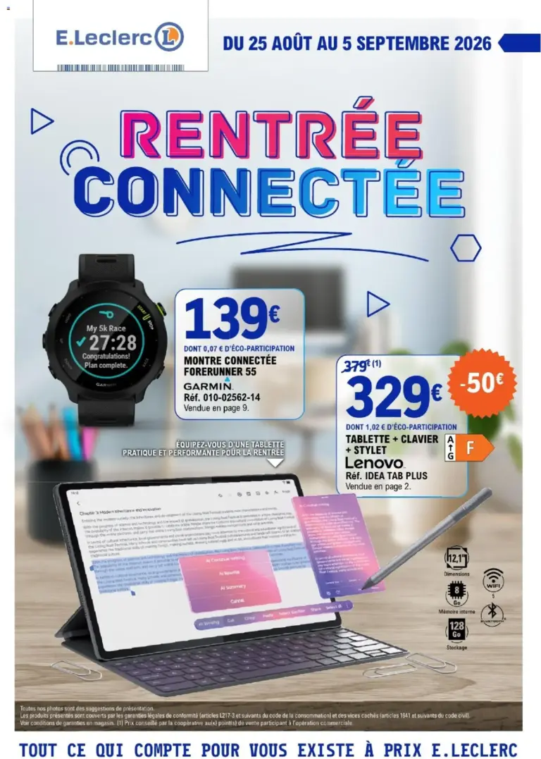 Catalogue E.Leclerc du 25/08/2026 Nouveau
