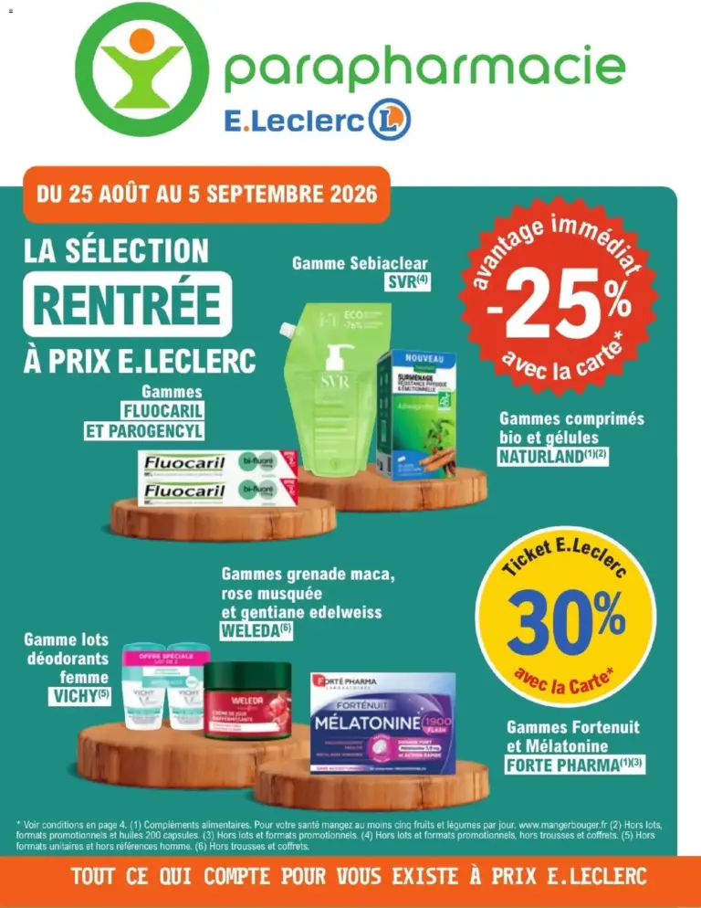 Catalogue E.Leclerc du 25/08/2026 Nouveau