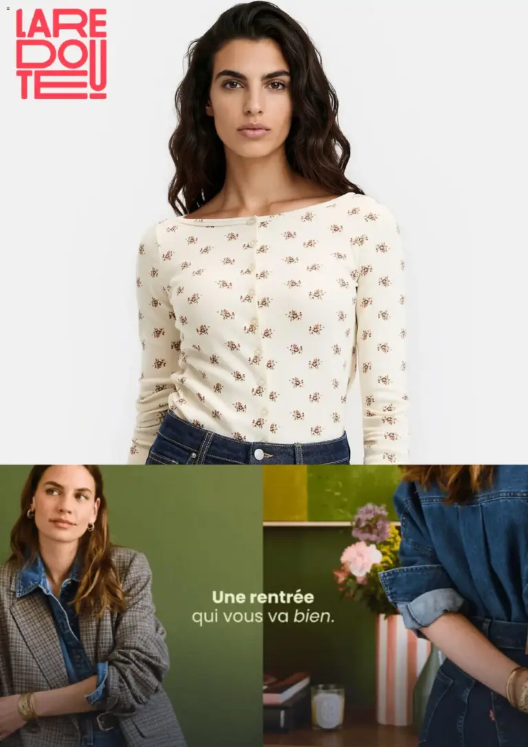 La Redoute catalogue Été à partir du 26/08/2026