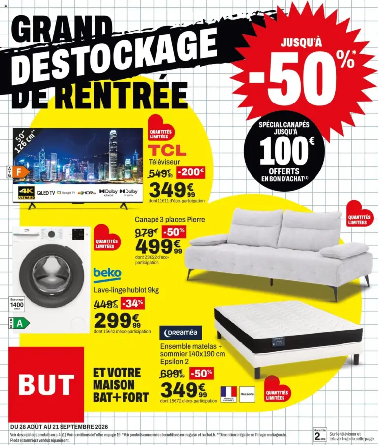 But catalogue à partir du 28/08/2026
