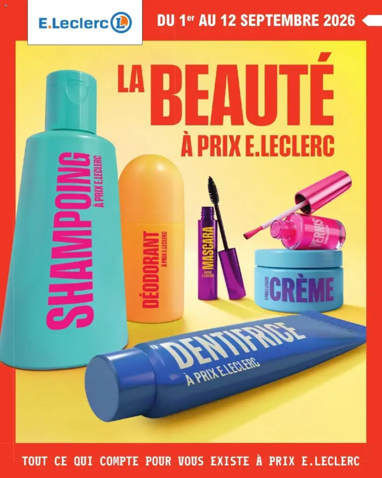 Catalogue E.Leclerc du 01/09/2026 Nouveau