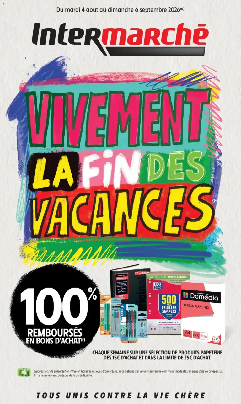 Intermarché vivement la fin des vacances