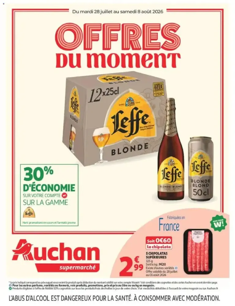 Auchan Saveurs d'été supers