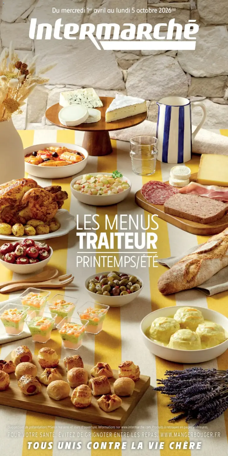 Intermarché Les menus traiteur printemps/été