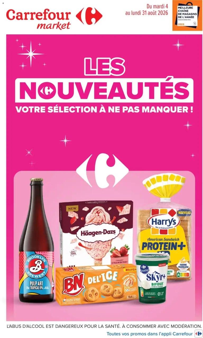 Carrefour Market Les nouveautés d'aout