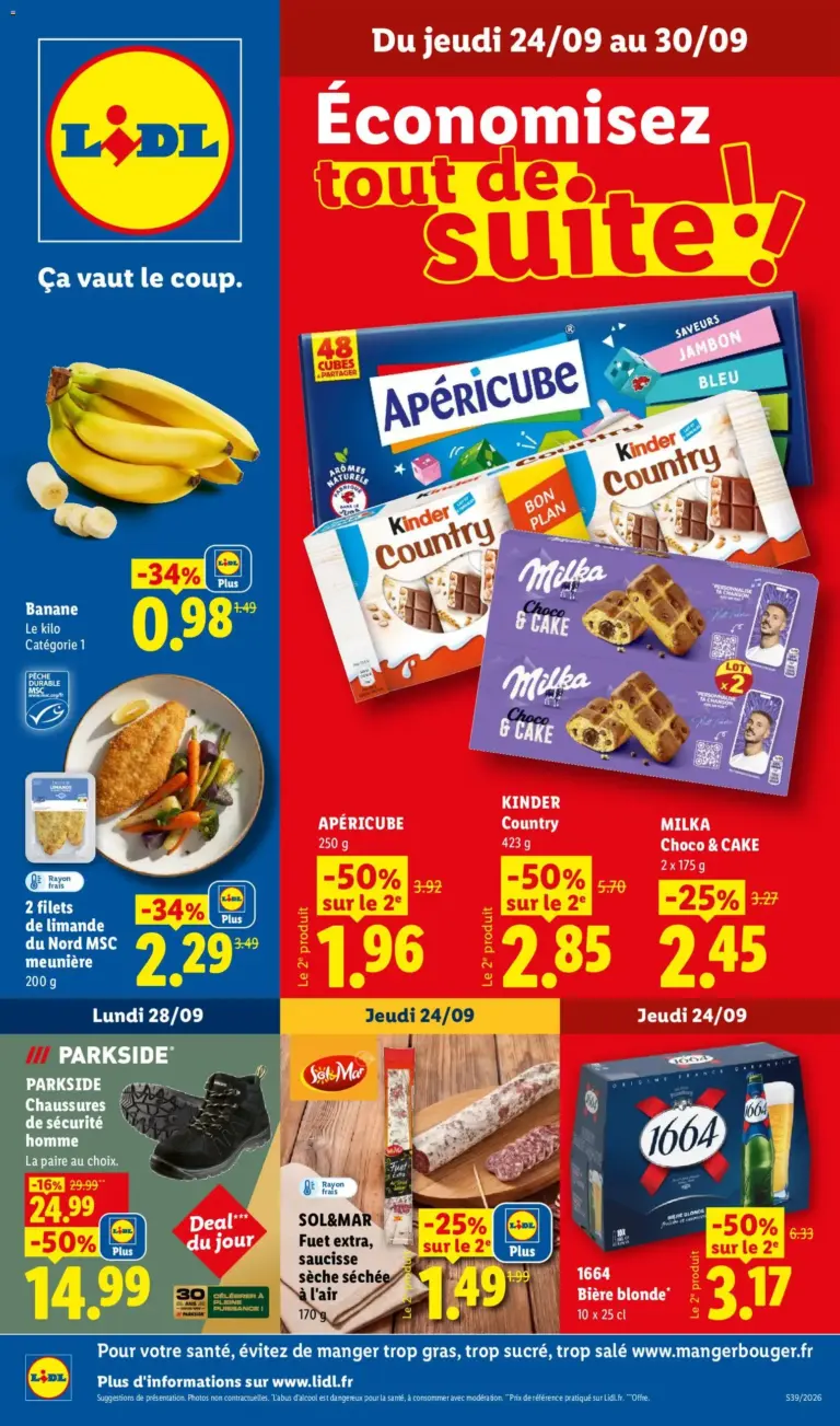 Catalogue LIDL du 24/09/2026