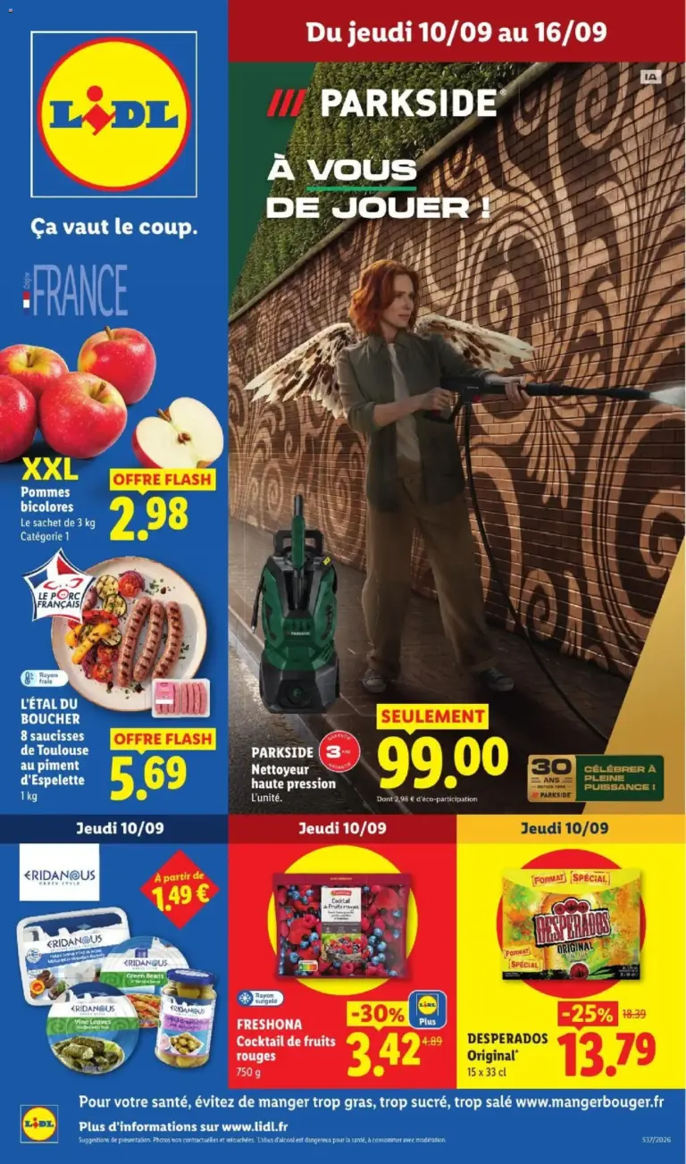 Catalogue LIDL du 10/09/2026