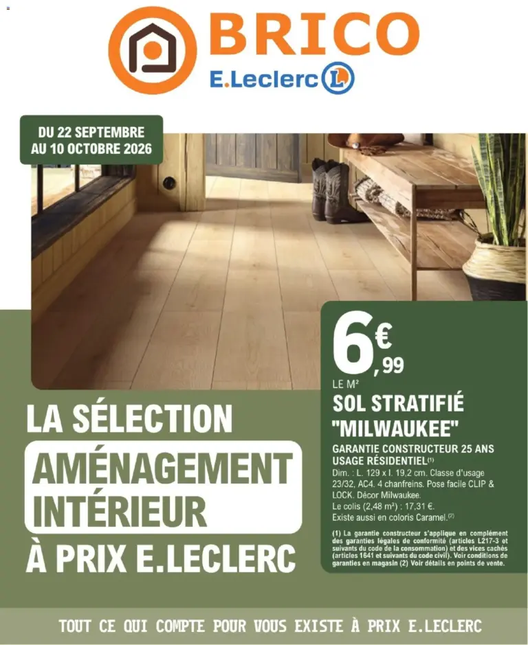 Brico E.Leclerc catalogue Trafic à partir du 22/09/2026