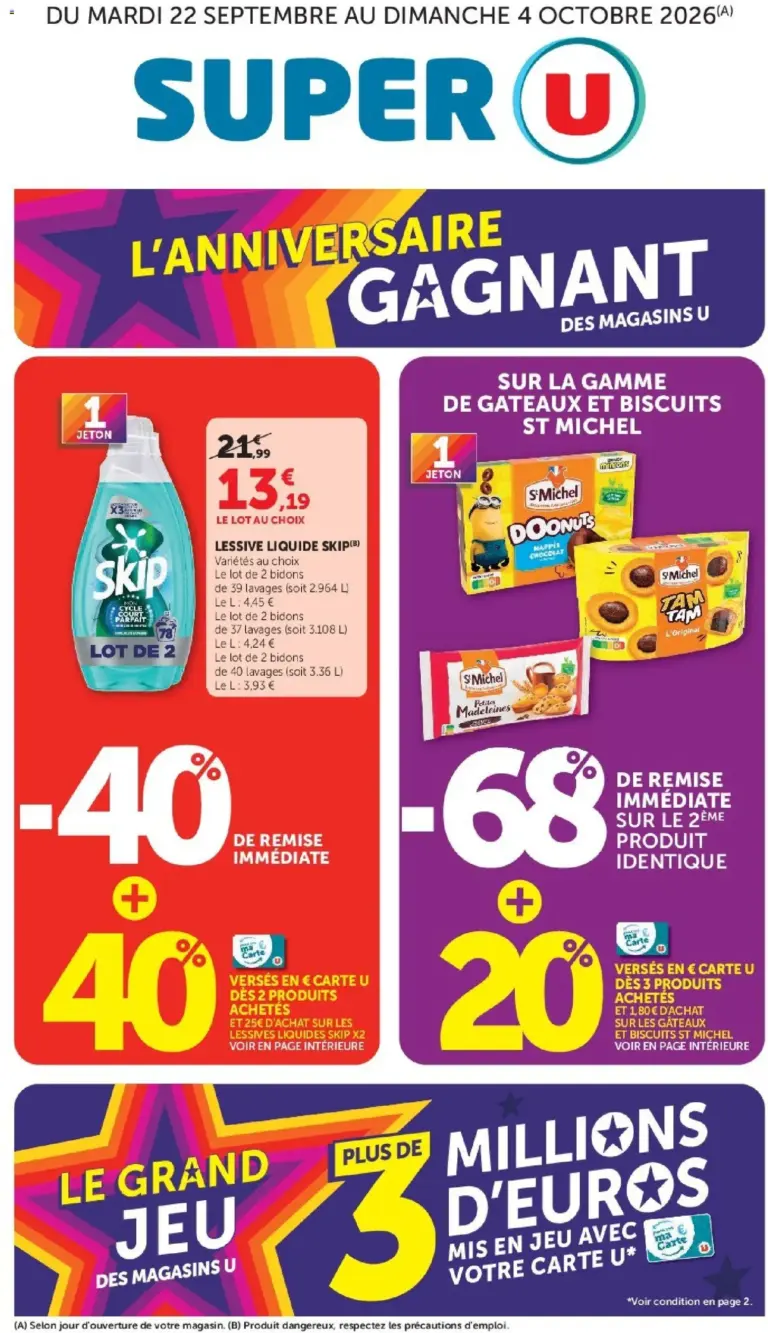 Super U catalogue à partir du 22/09/2026
