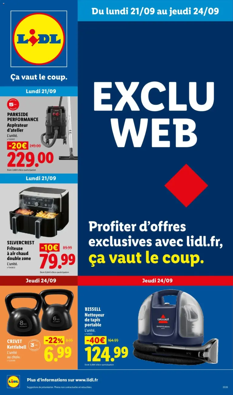 Catalogue LIDL du 21/09/2026