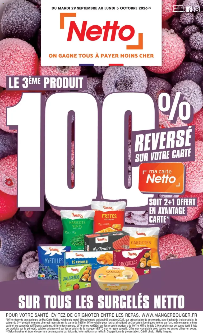 Netto catalogue à partir du 29/09/2026