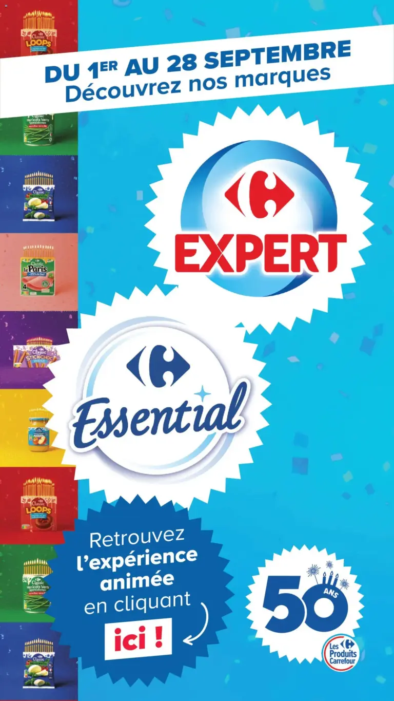 Carrefour Market Découvrez les Marques carrefour expert & essential à partir du 01/09/2026