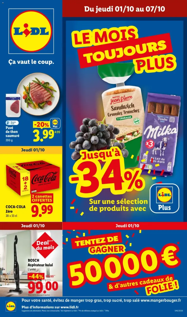 Catalogue LIDL du 01/10/2026