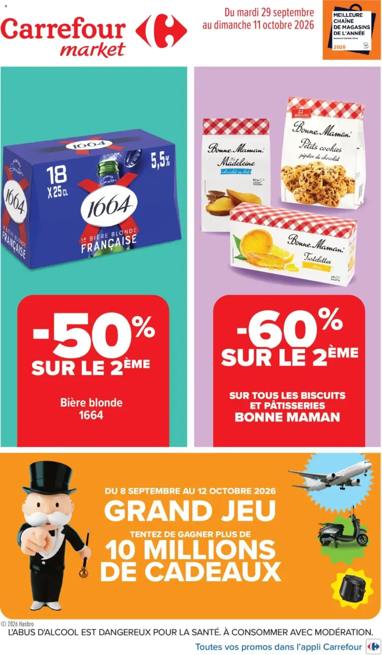 Carrefour Market catalogue à partir du 29/09/2026