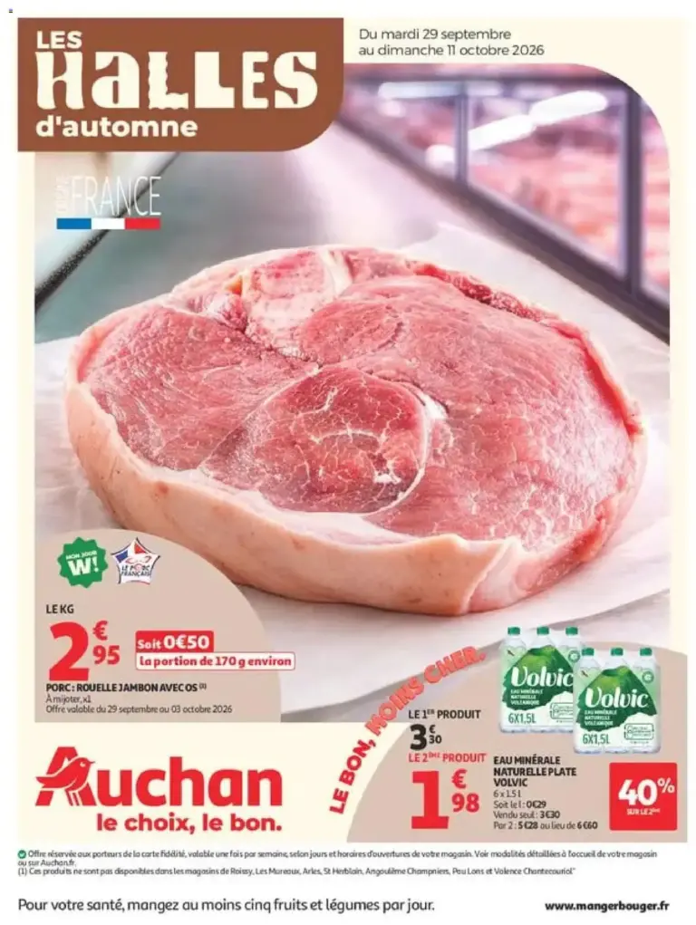 Auchan catalogue à partir du 29/09/2026