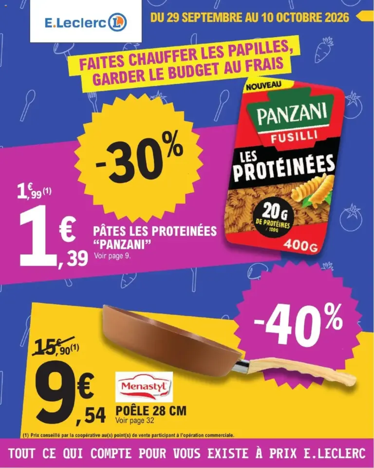 Catalogue E.Leclerc du 29/09/2026 Nouveau
