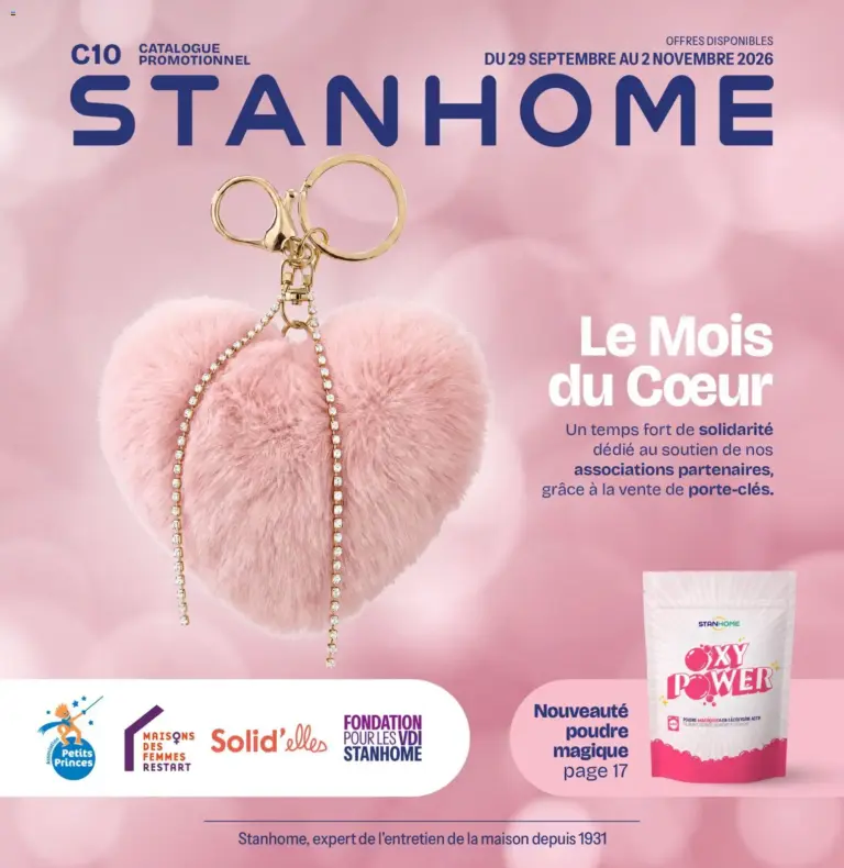 Stanhome catalogue à partir du 29/09/2026