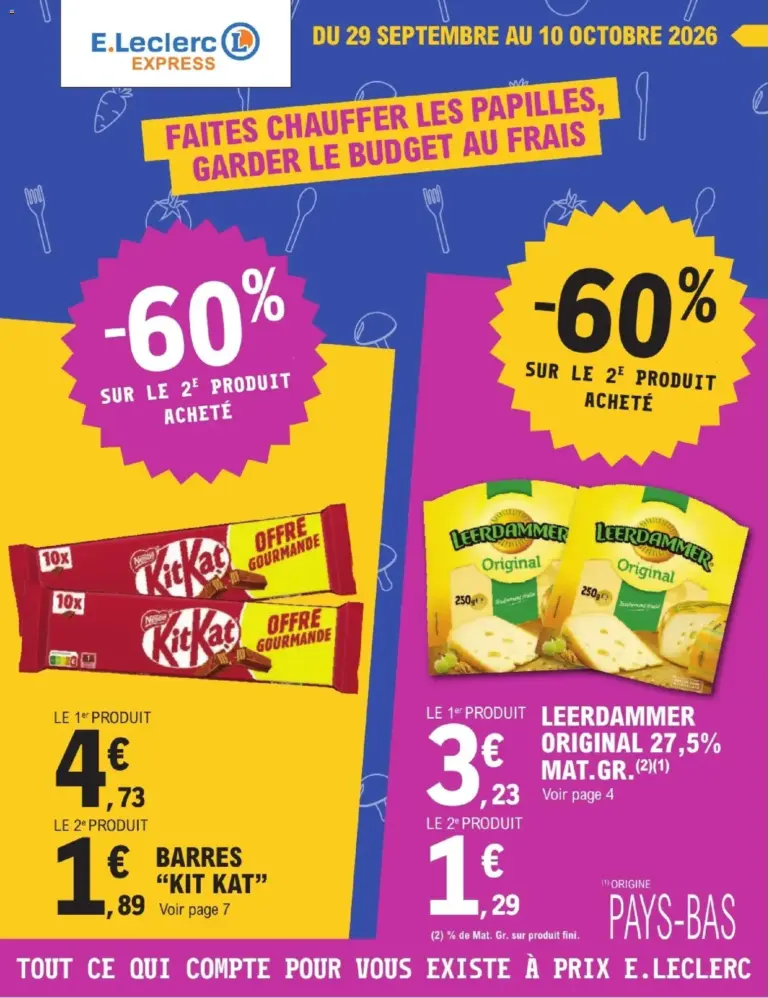 Catalogue E.Leclerc du 29/09/2026 Nouveau