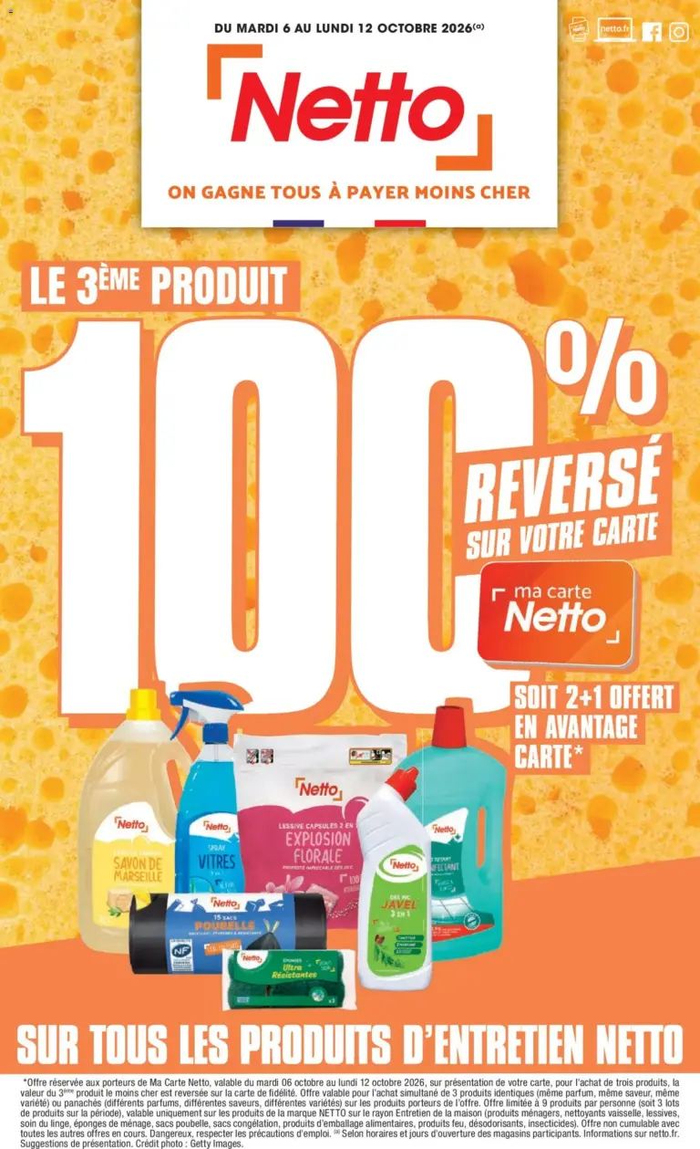Netto catalogue à partir du 06/10/2026