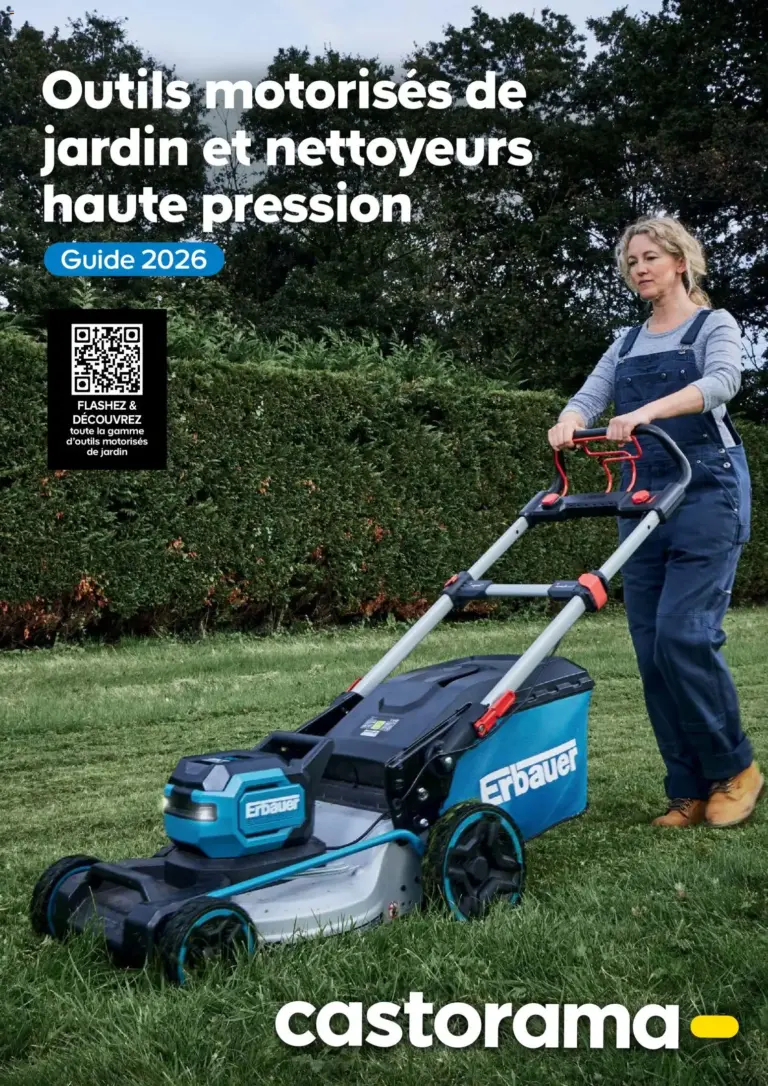 Castorama Outils motorisés de jardin et nettoyeurs haute pression à partir du 26/02/2026