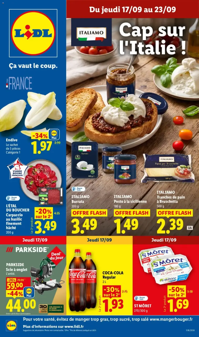 Catalogue LIDL du 17/09/2026