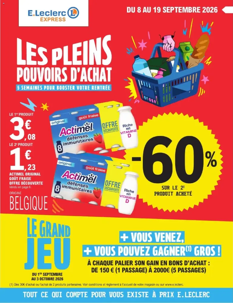 Catalogue E.Leclerc du 08/09/2026 Nouveau
