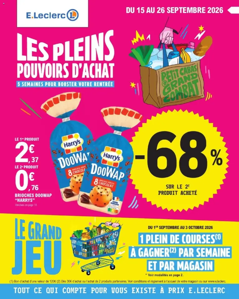 Catalogue E.Leclerc du 15/09/2026 Nouveau