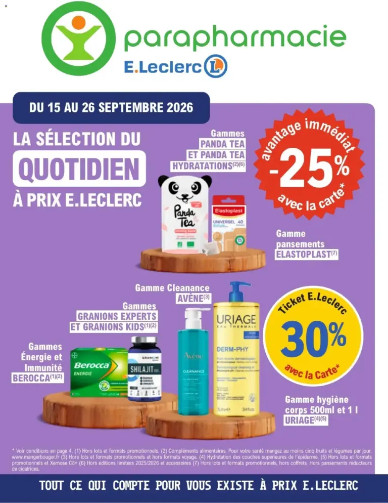 Catalogue E.Leclerc du 15/09/2026 Nouveau
