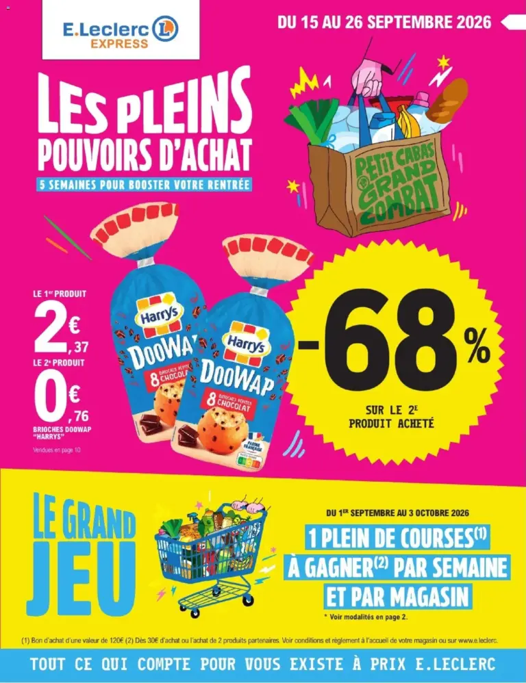 Catalogue E.Leclerc du 15/09/2026 Nouveau