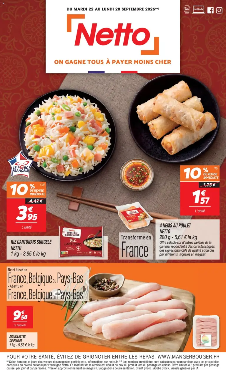 Netto catalogue à partir du 22/09/2026