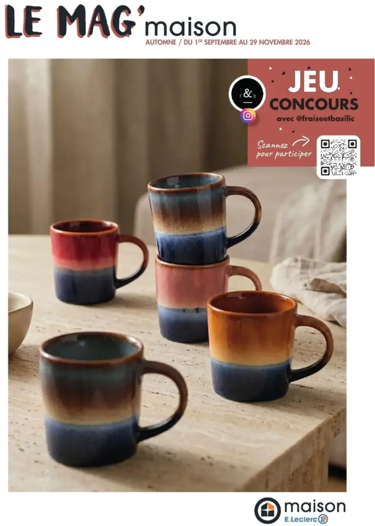 Catalogue E.Leclerc Nouveau du 01/09/2026 au 29/11/2026
