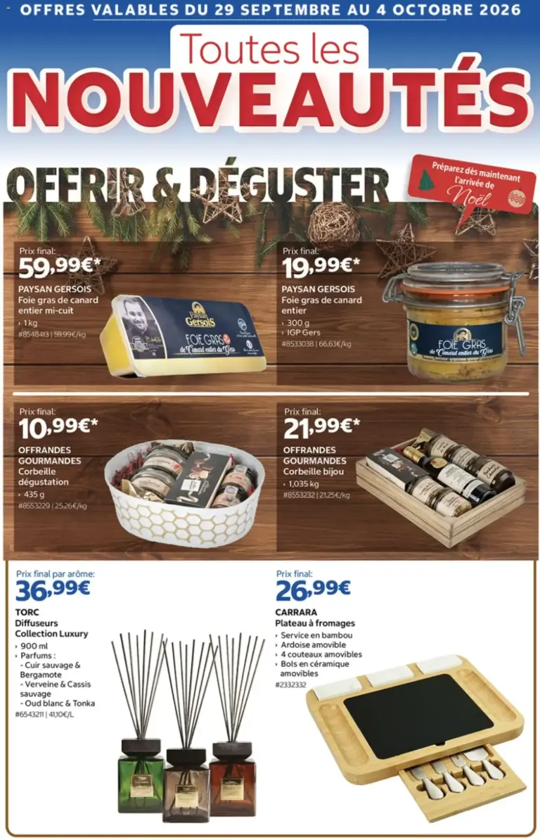 Costco toutes les nouveautes du 29/09/2026 au 04/10/2026