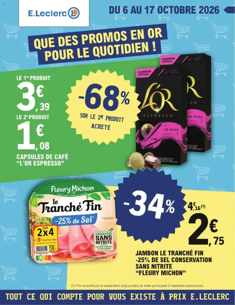 Catalogue E.Leclerc Nouveau du 06/10/2026 au 17/10/2026