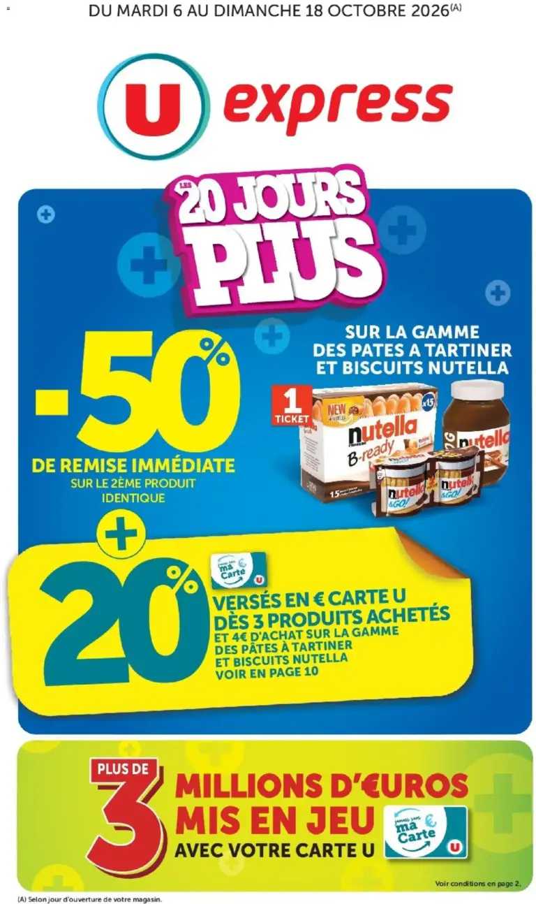 U Express catalogue du 05/10/2026 au 01/11/2026