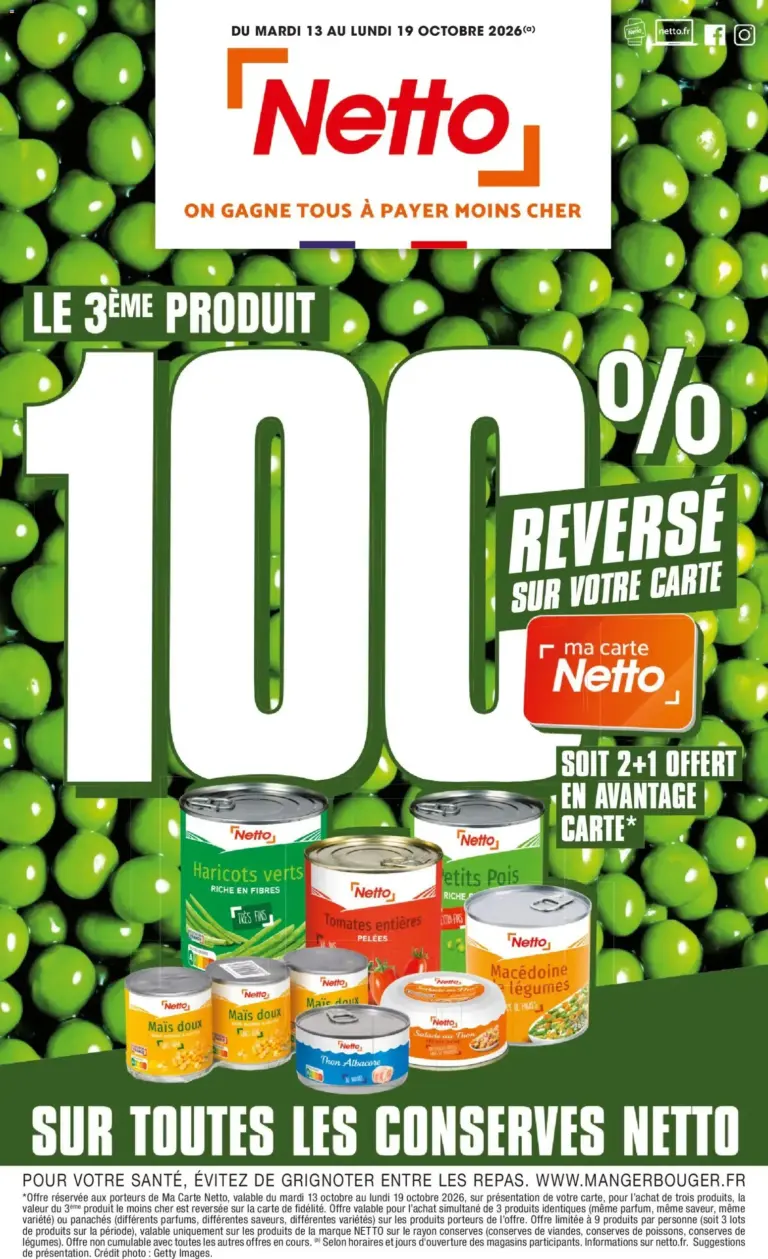 Netto catalogue du 13/10/2026 au 19/10/2026