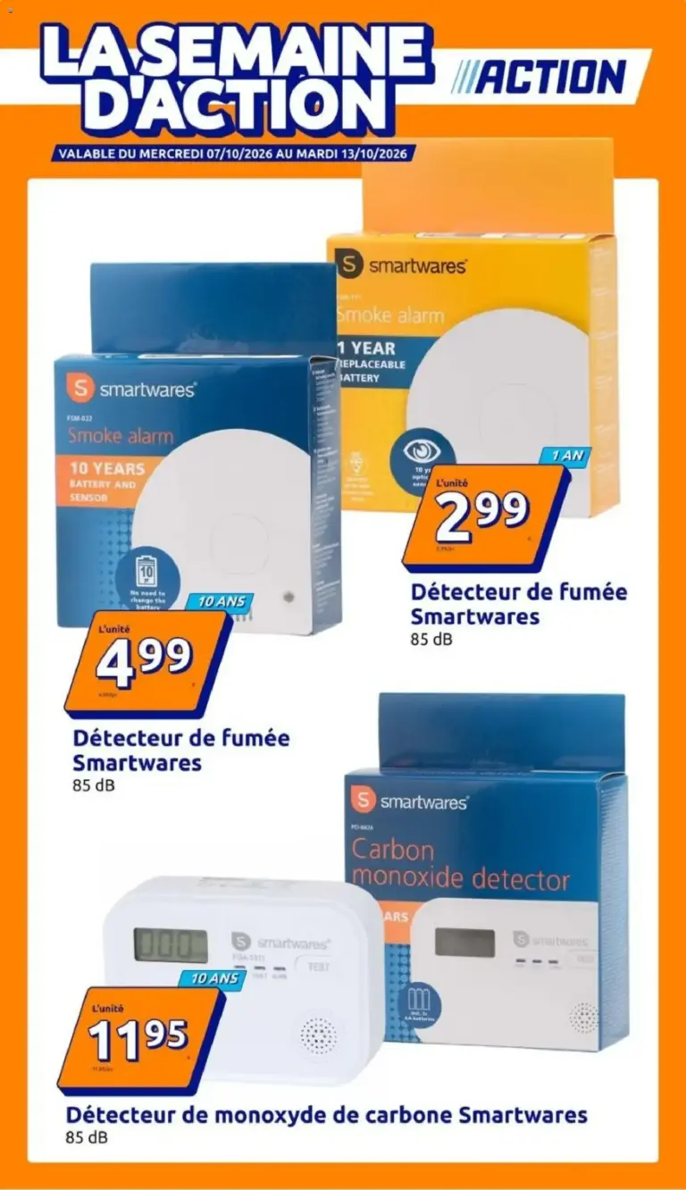 Action catalogue du 07/10/2026 au 13/10/2026