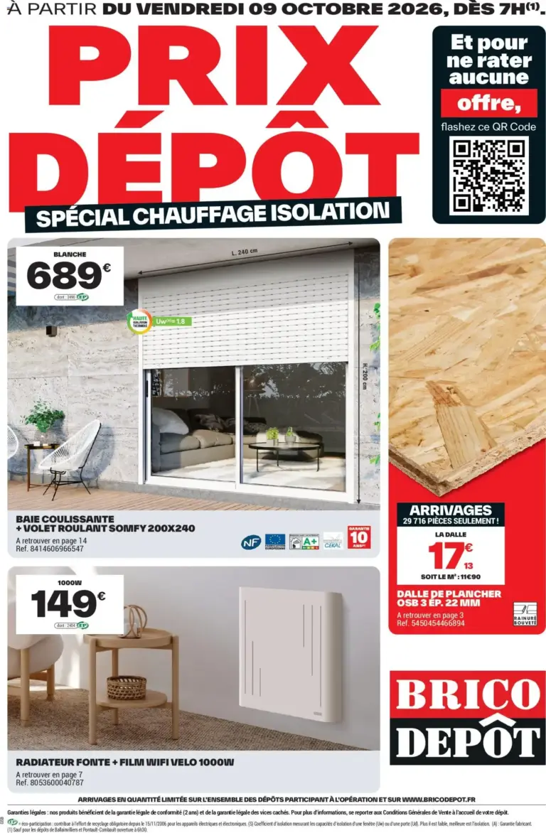 Brico Dépôt catalogue du 09/10/2026 au 22/10/2026