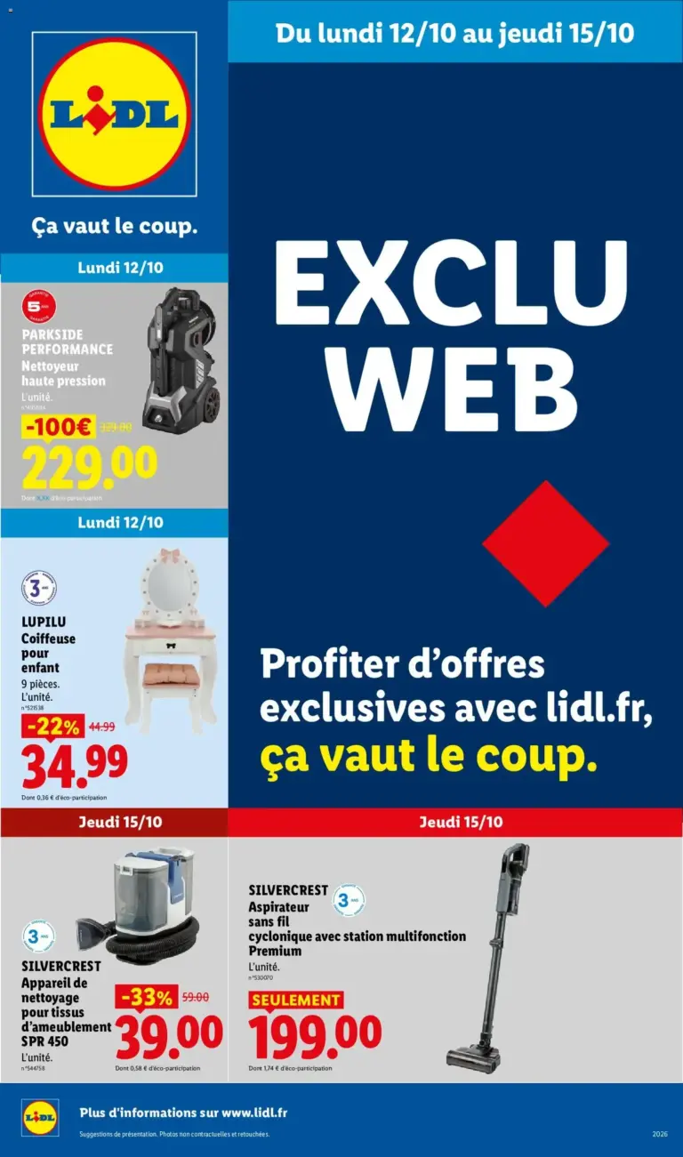 Catalogue LIDL du 12/10/2026 au 15/10/2026