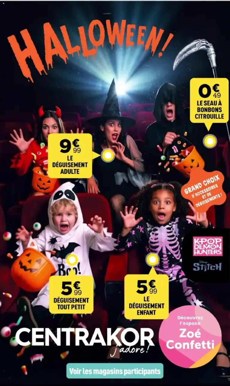 Centrakor HALLOWEEN 2026 đ Catalogue 12/10 25/10 du 12/10/2026 au 25/10/2026